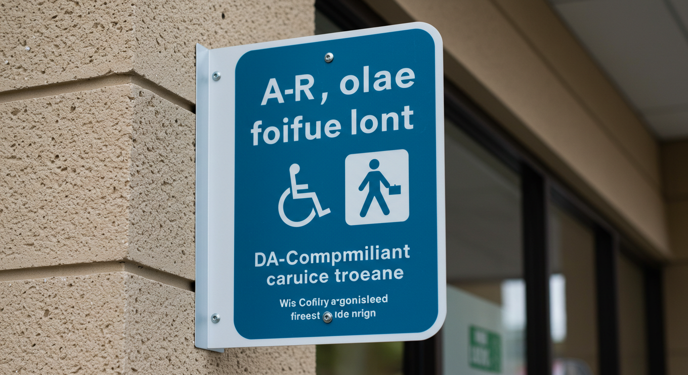 ada compliant sign dubai