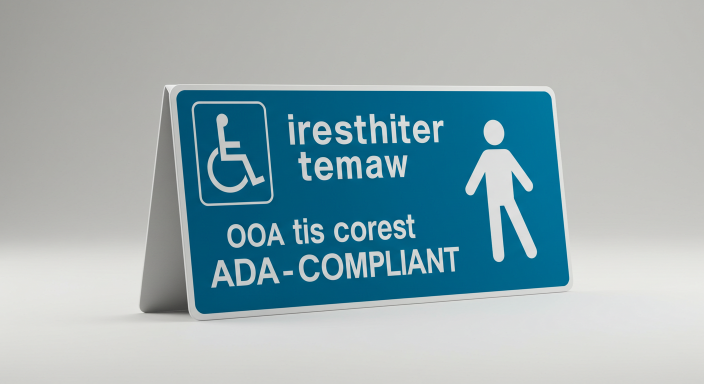 ada compliant sign