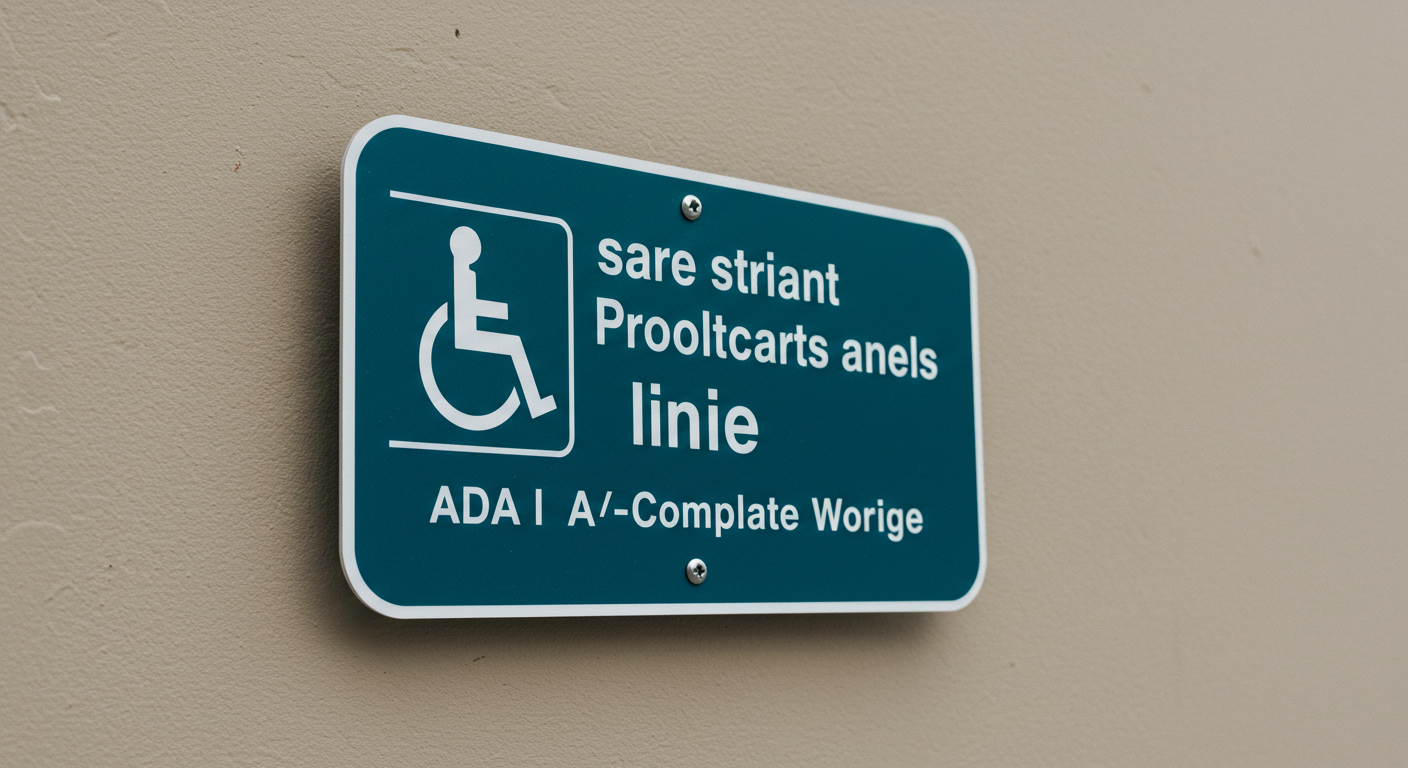 ADA Compliant Sign
