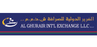 Logo of Al Ghurair Intl Exchange LLC with a blue and red design.